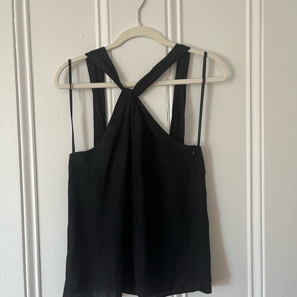 Gorgeous silk Y-neck rag and bone top